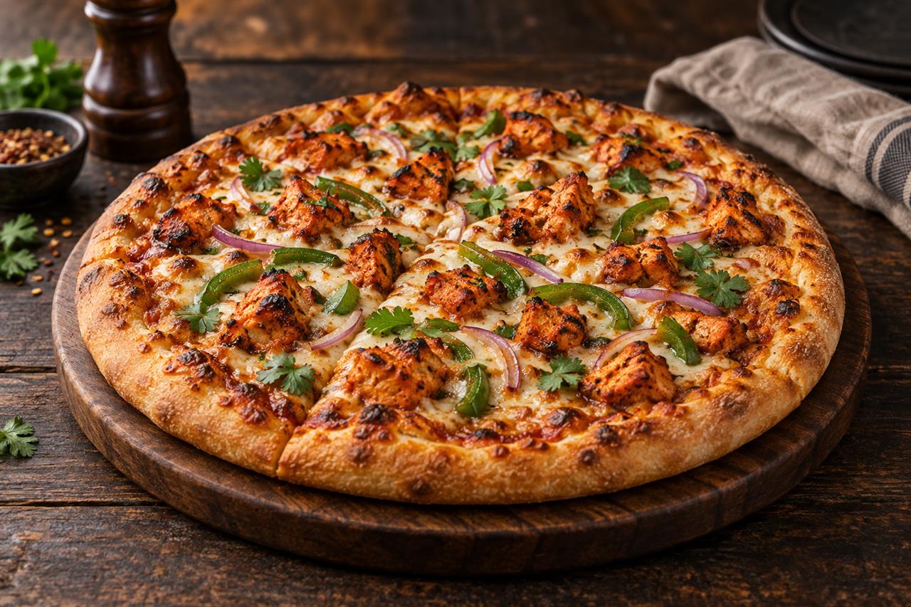 Chicken Mushroom Pizza