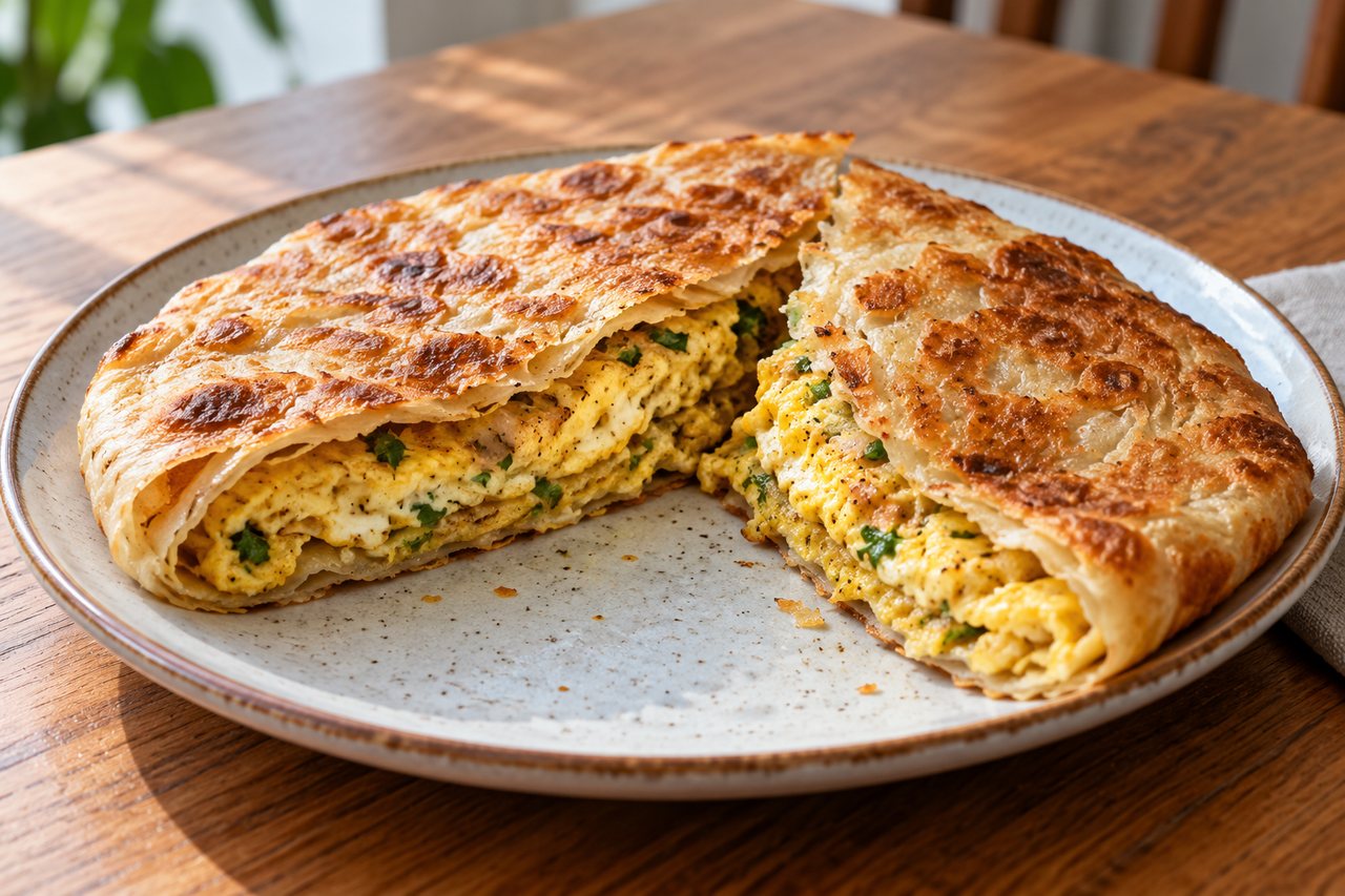 Double Egg Paratha