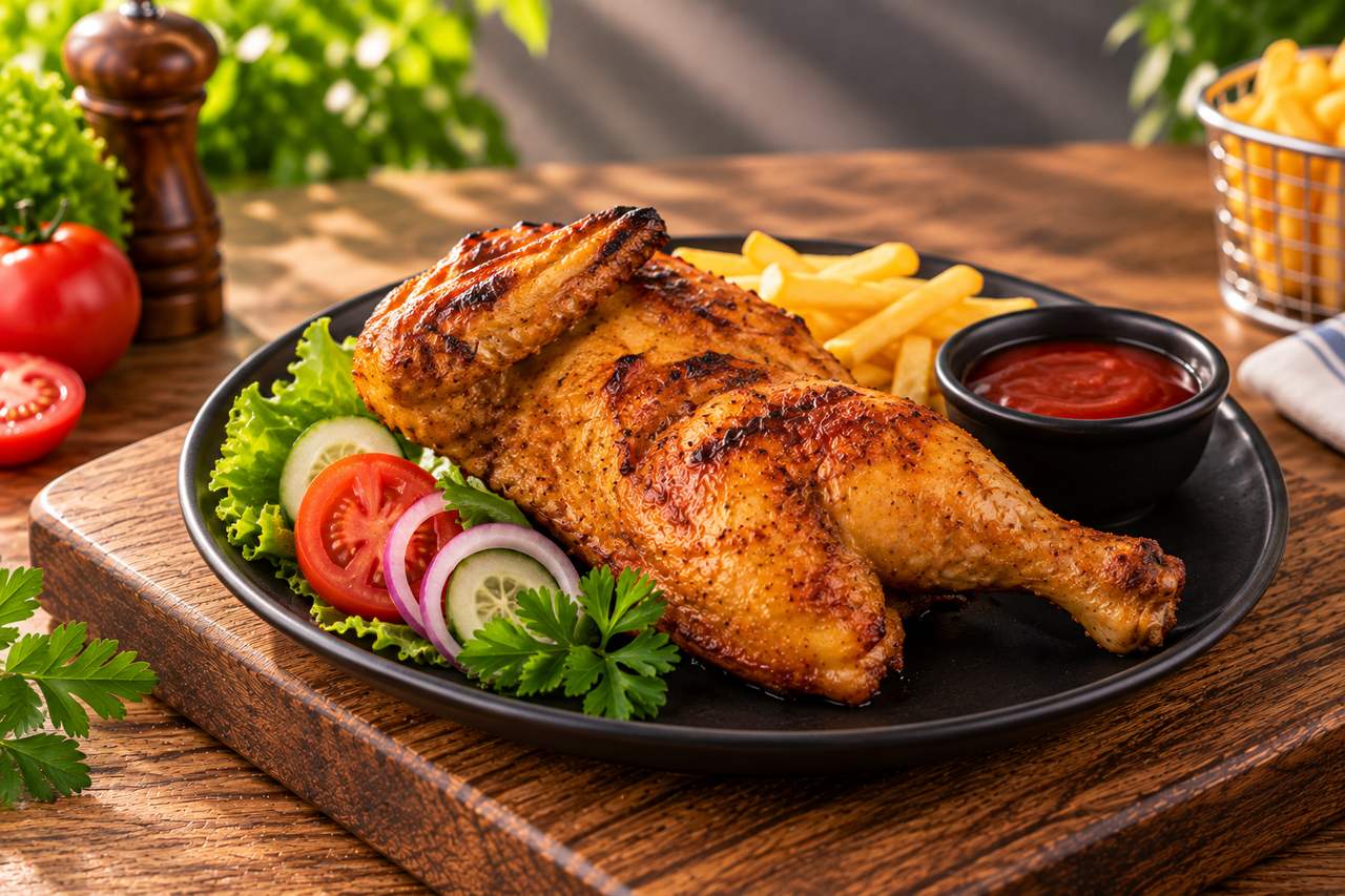 Half Roasted Chicken