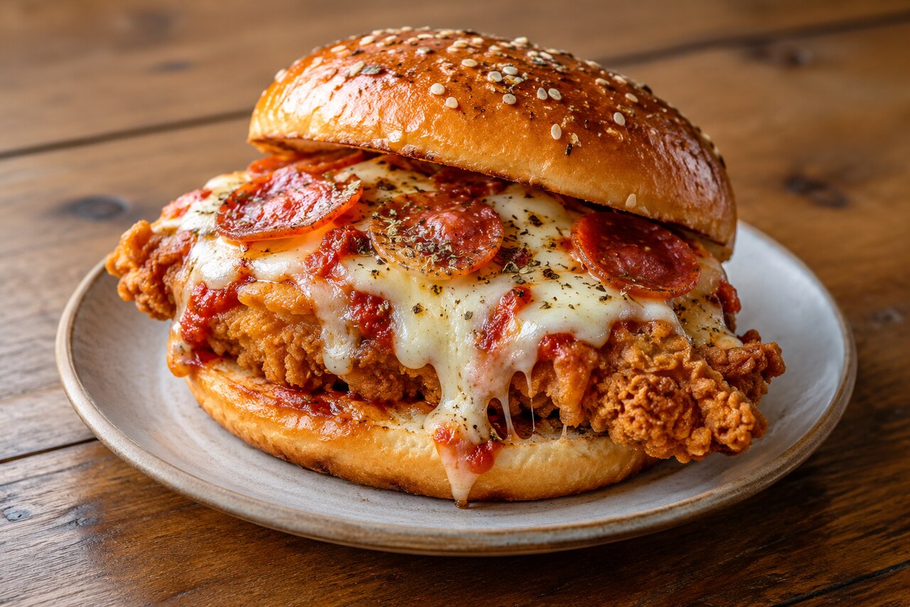 Pizza Zinger Burger